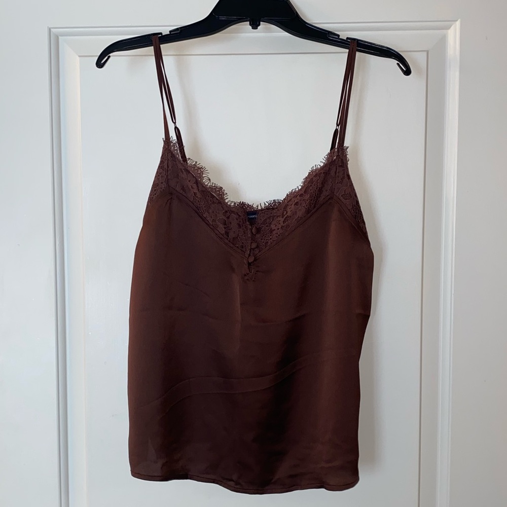 Brown Lace Cami